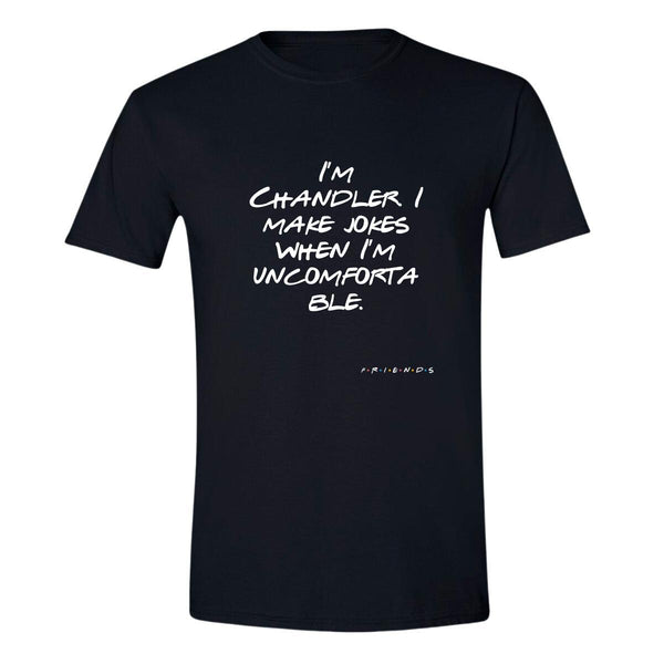 Playera Hombre Friends Frases Chandler 000221N