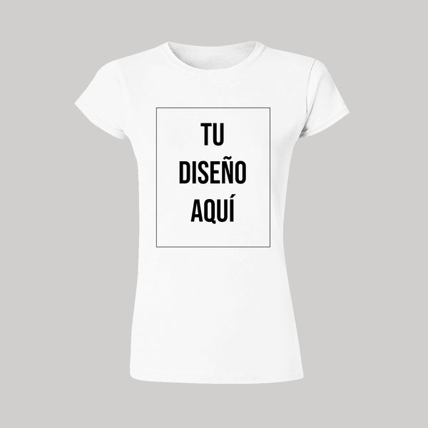 Playera Personalizada Publicidad Mujer Tu diseño aquí