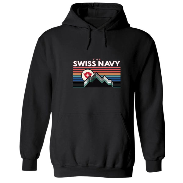 Sudadera Hombre Hoodie The Swiss Navy Montañas
