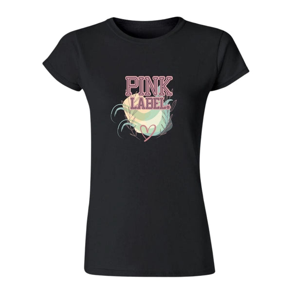 Playera Deportiva Mujer Pink Label Hojas