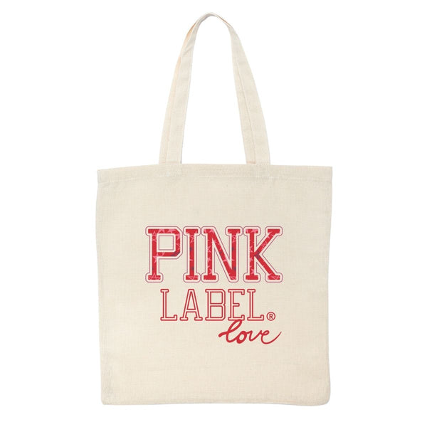 Bolsa Tote Bag Pink Label Love
