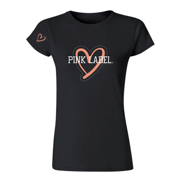 Playera Deportiva Mujer Pink Label Corazón