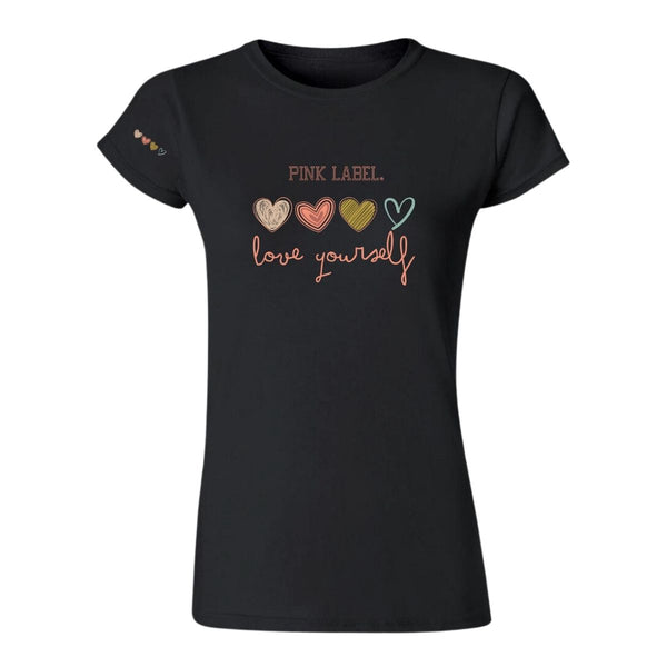 Playera Mujer Pink Label Love yourself