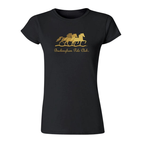 Playera Deportiva Mujer Buckingham Polo Club Caballos