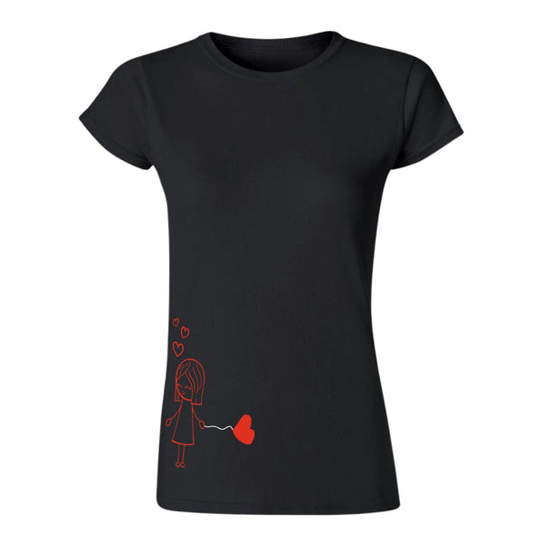 Playera Mujer  San Valentín Pareja