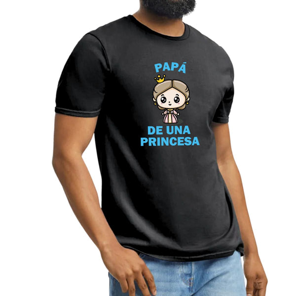 Playera Hombre Papá de una princesa