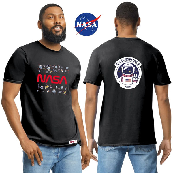 Playera Hombre Nasa Satélites