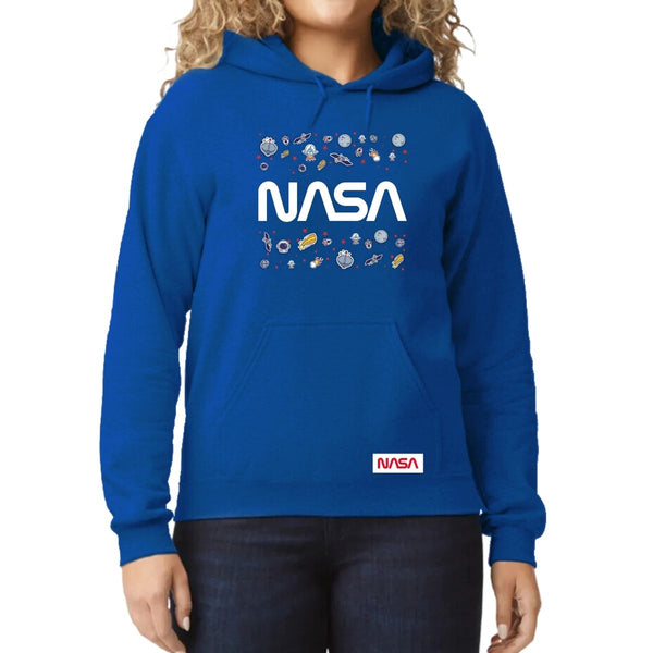 Sudadera para Mujer Hoodie Nasa Satélites