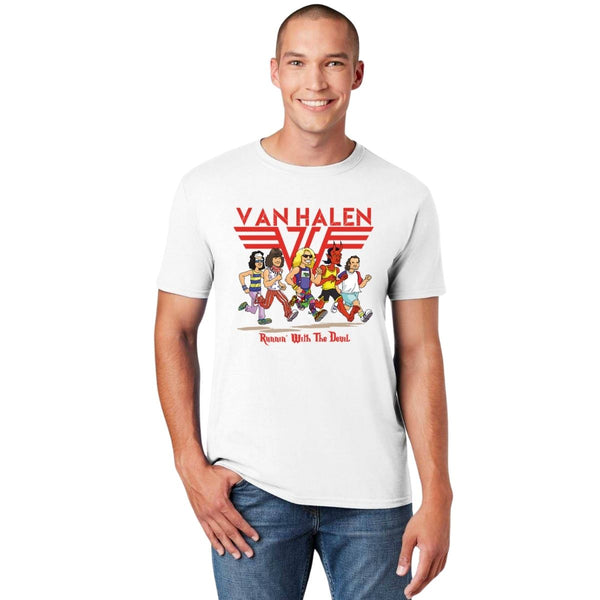 Playera Hombre Rock Van Halen Running with the devil 1005B