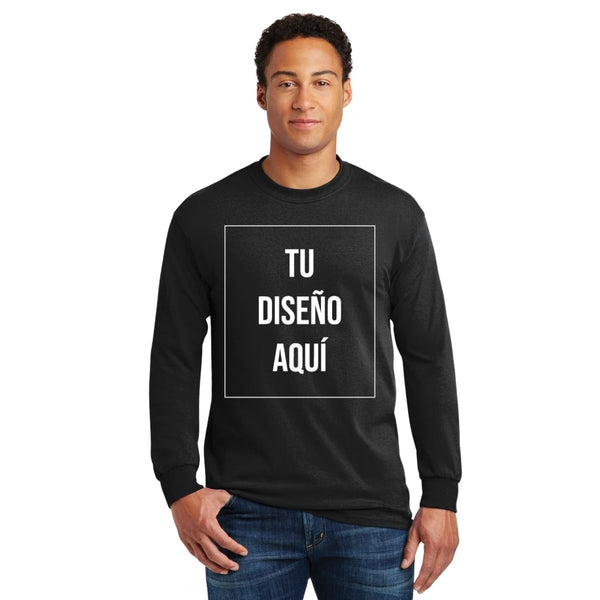 Playera Hombre Manga Larga Personalizada Tu Diseño Aquí