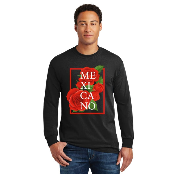 Playera Manga Larga Hombre Mexicano