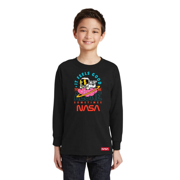 Playera Manga Larga Niños Nasa Astronauta 000715