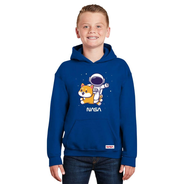 Sudadera Niños Hoodie Nasa Perro Astronauta
