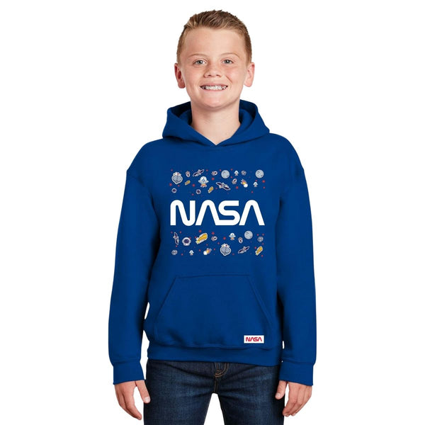 Sudadera Niños Hoodie Nasa Satélites