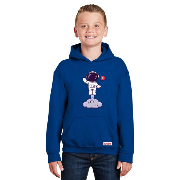 Sudadera Niños Hoodie Nasa Astronauta volando