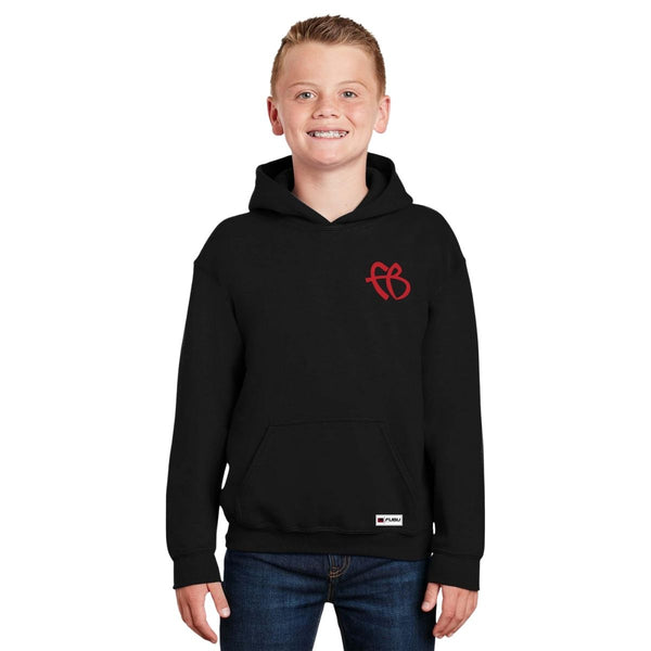 Sudadera Niños Hoodie Fubu Logo Rojo