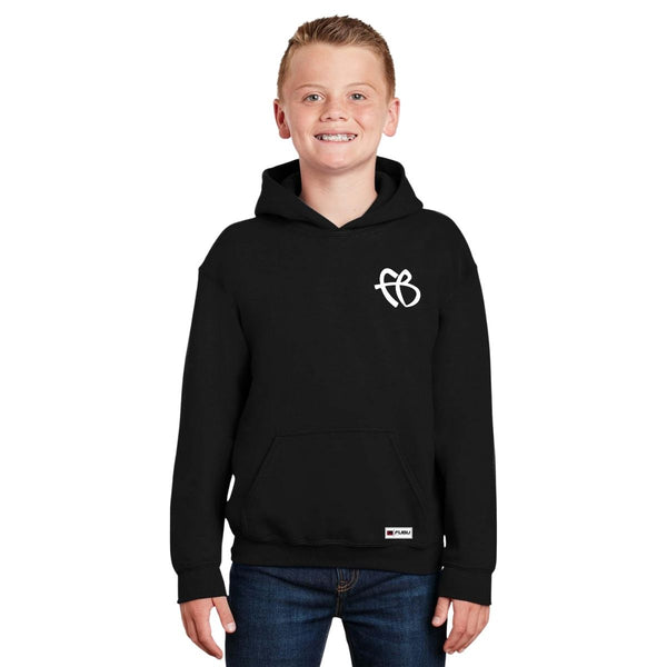 Sudadera Niños Hoodie Fubu Logo Monocromático