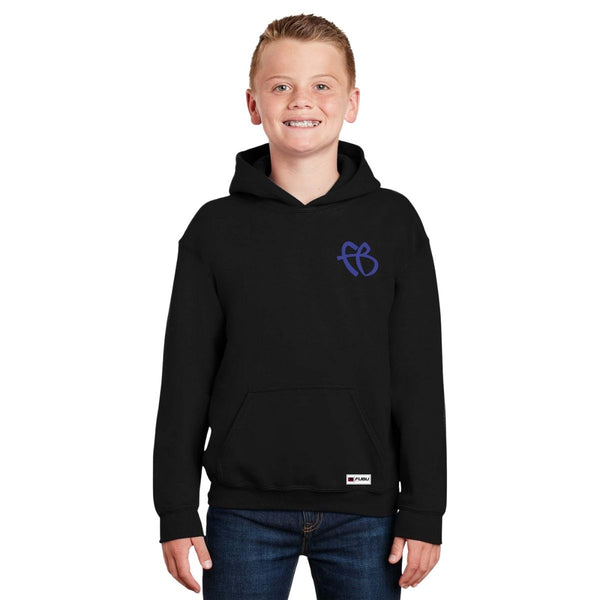 Sudadera Niños Hoodie Fubu Logo Azul