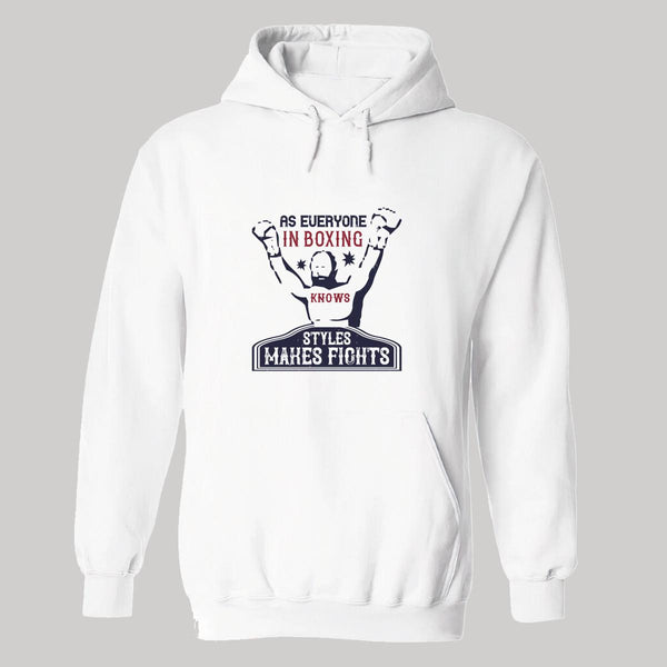 Sudadera Hombre  Hoodie Box Boxeador Boxeo Frases 002