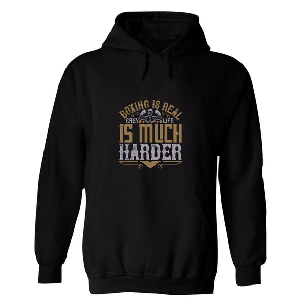 Sudadera Hombre  Hoodie Box Boxeador Boxeo Frases 007