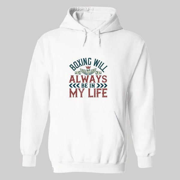 Sudadera Hombre  Hoodie Box Boxeador Boxeo Frases 014