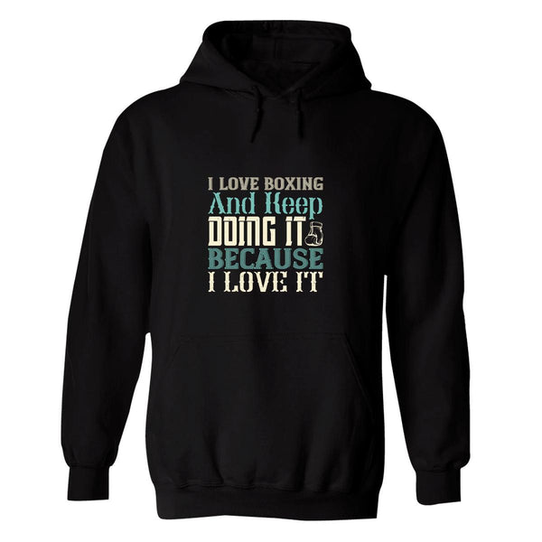 Sudadera Hombre  Hoodie Box Boxeador Boxeo Frases 021