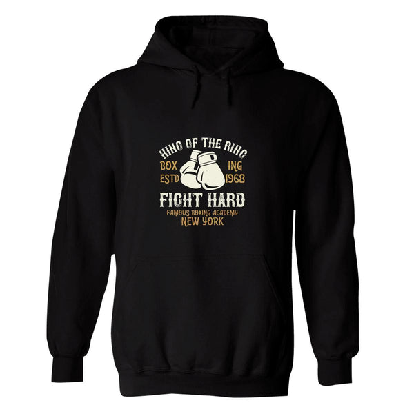 Sudadera Hombre  Hoodie Box Boxeador Boxeo Frases 032