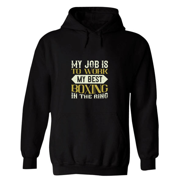 Sudadera Hombre  Hoodie Box Boxeador Boxeo Frases 034