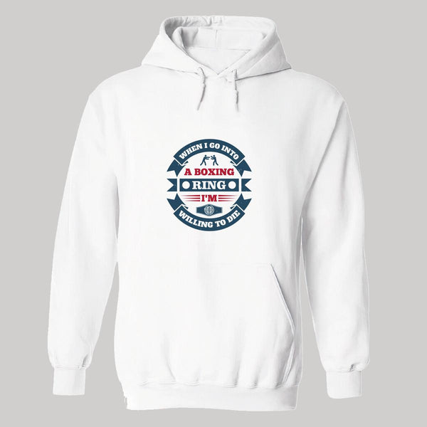 Sudadera Hombre  Hoodie Box Boxeador Boxeo Frases 045