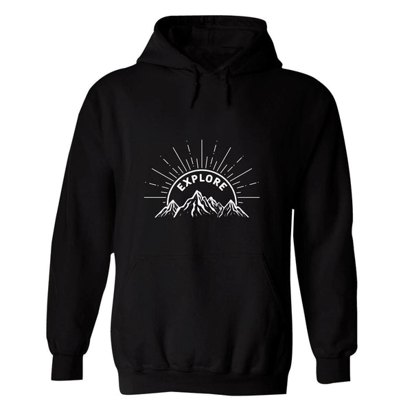 Sudadera Hombre  Hoodie Camping Senderismo Frases 011