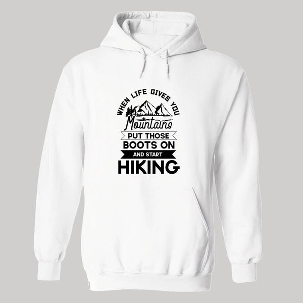 Sudadera Hombre  Hoodie Camping Senderismo Frases 029