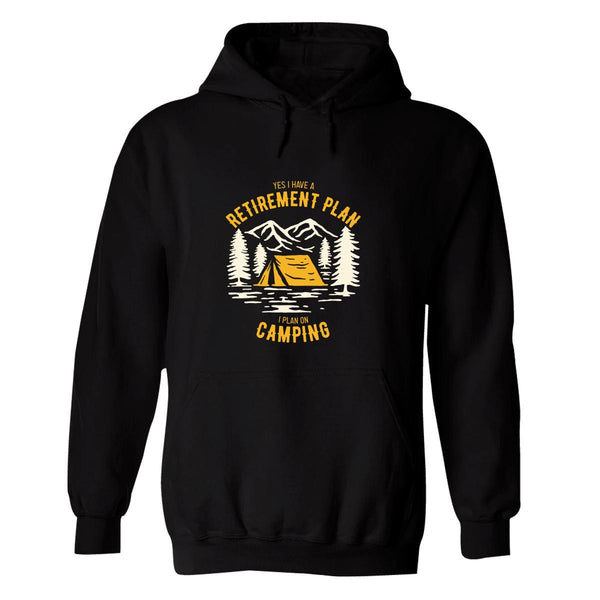 Sudadera Hombre  Hoodie Camping Senderismo Frases 031