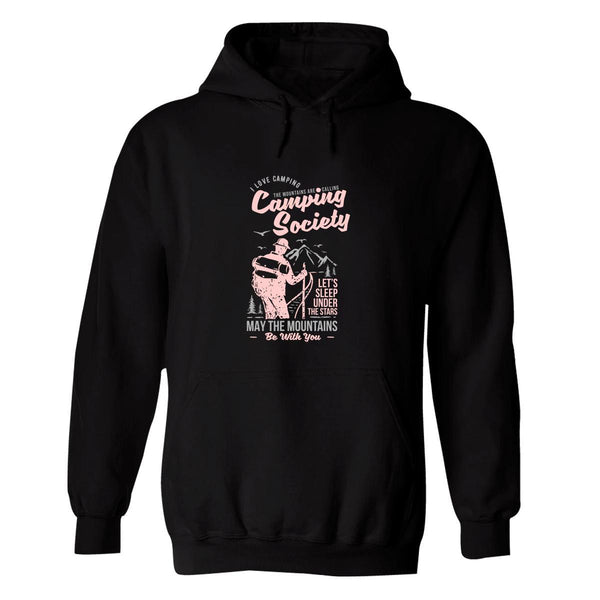 Sudadera Hombre  Hoodie Camping Senderismo Frases 050