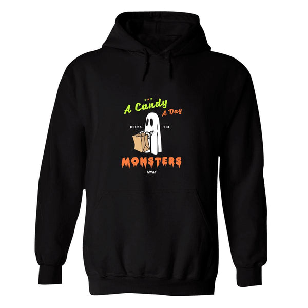 Sudadera Hombre  Hoodie Halloween Monstruos Calabaza HW1023