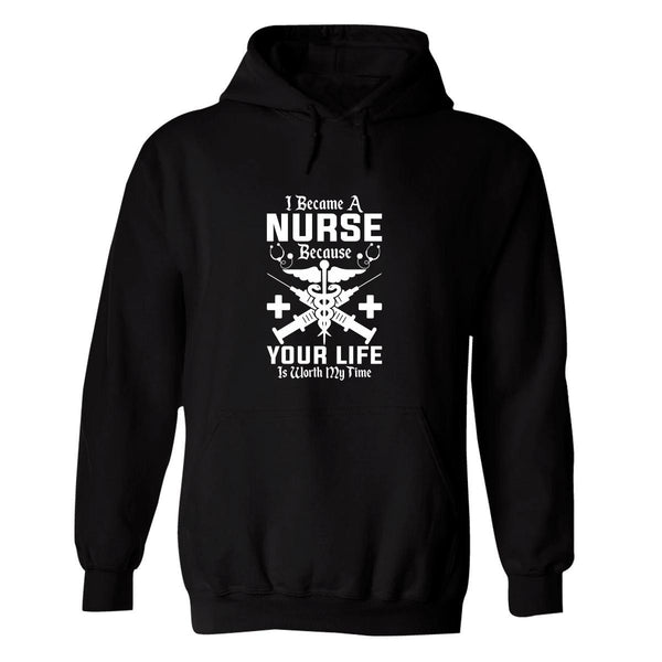 Sudadera Hombre  Hoodie Enfermera Medicina Frases 021