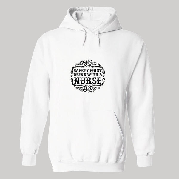 Sudadera Hombre  Hoodie Enfermera Medicina Frases 048