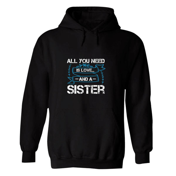 Sudadera Hombre  Hoodie Hermana Amor Frases 010