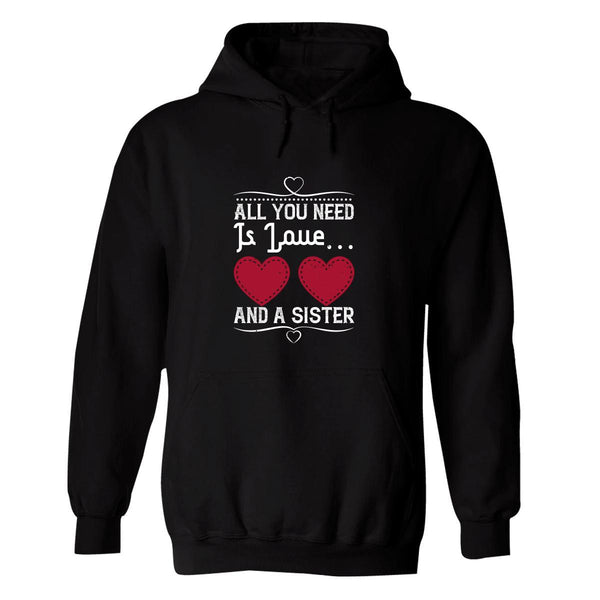 Sudadera Hombre  Hoodie Hermana Amor Frases 011