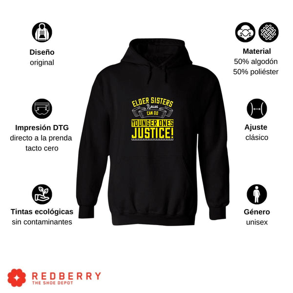 Sudadera Hombre  Hoodie Hermana Amor Frases 023