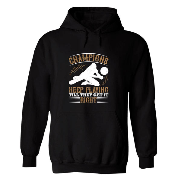 Sudadera Hombre  Hoodie Voleibol Deporte Frases 008