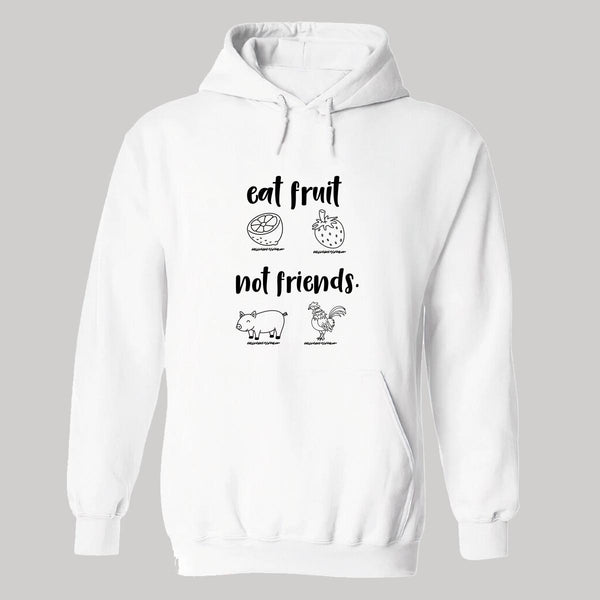 Sudadera Hombre  Hoodie Veganos Vegetariano Frases 001