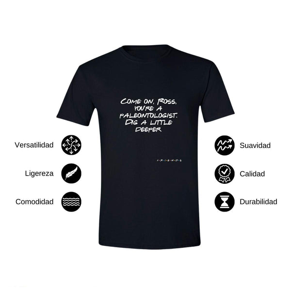 Playera Hombre Friends Frases Phoebe 000229N
