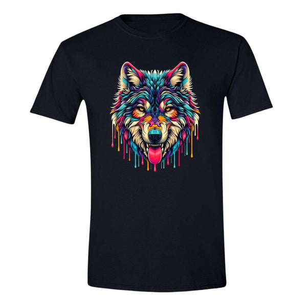 Playera Hombre Lobo Psicodélico 000010N