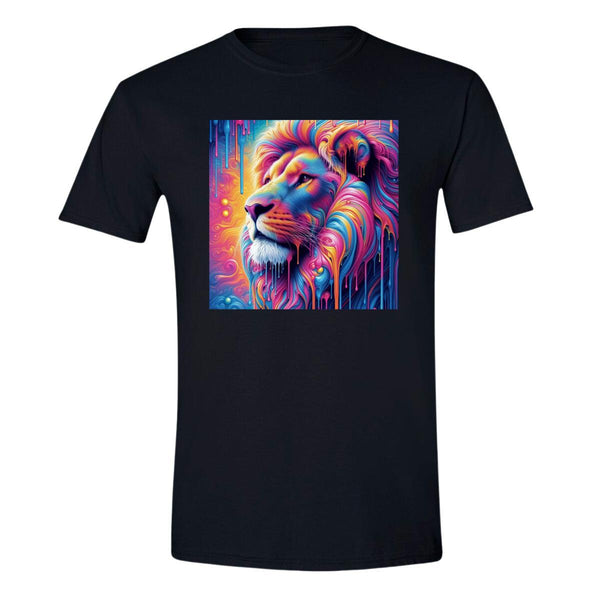 Playera Hombre León Psicodélico 000014N