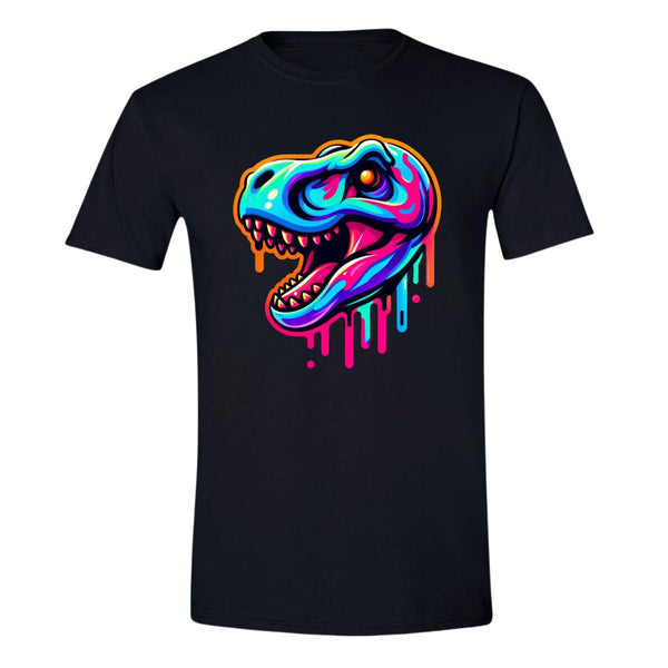 Playera Hombre Dinosaurio Psicodélico 000024N