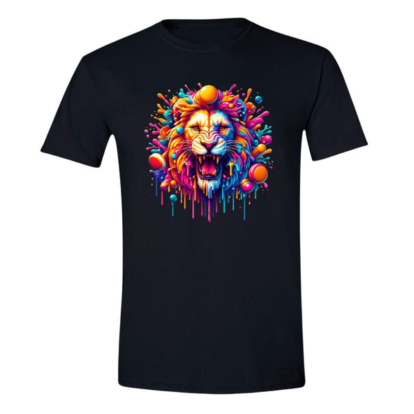 Playera Hombre León Psicodélico 000032N