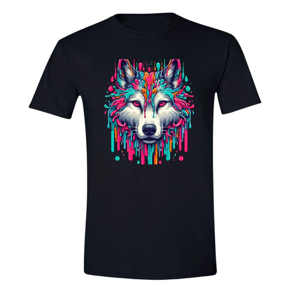 Playera Hombre Lobo Psicodélico 000035N