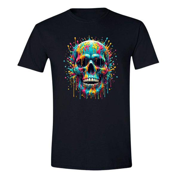 Playera Hombre Calavera Psicodélico 000037N