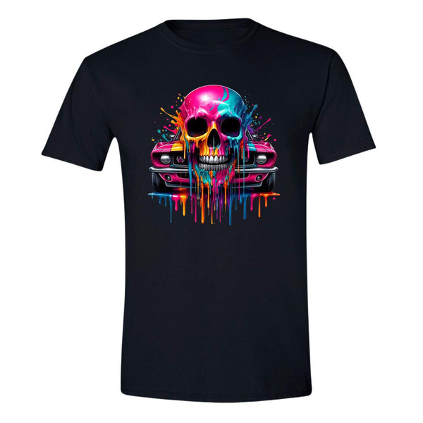 Playera Hombre Calavera Psicodélico 000044N