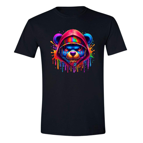 Playera Hombre Oso Psicodélico 000045N